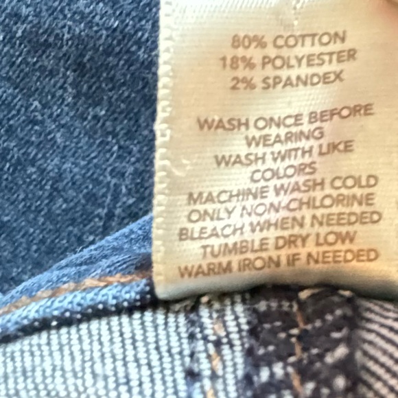 👖Ann Taylor Loft size 12 high rise skinny ankle blue jeans - Picture 4 of 6